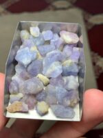 Natural 98.20 ct Afghan Hackmanite Rough Lot – Rare Color-Changing Gemstone Parcel - Image 12