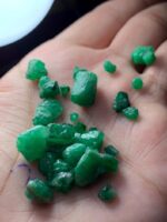 50.45ct Swat Emerald Rough Lot – Deep Green Crystals in 10x8x8 mm Size - Image 3