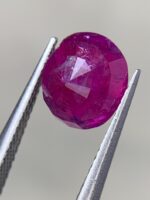 3.05ct Oval Ruby from Afghanistan – Natural Red Gemstone (8x7x5mm) - Image 3