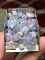 Natural 98.20 ct Afghan Hackmanite Rough Lot – Rare Color-Changing Gemstone Parcel - Image 4