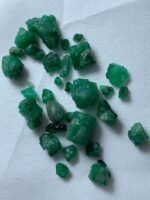 50.45ct Swat Emerald Rough Lot – Deep Green Crystals in 10x8x8 mm Size - Image 6