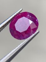 3.05ct Oval Ruby from Afghanistan – Natural Red Gemstone (8x7x5mm) - Image 6