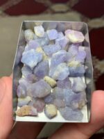 Natural 98.20 ct Afghan Hackmanite Rough Lot – Rare Color-Changing Gemstone Parcel - Image 7