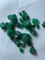 50.45ct Swat Emerald Rough Lot – Deep Green Crystals in 10x8x8 mm Size - Image 7