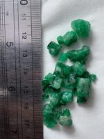 50.45ct Swat Emerald Rough Lot – Deep Green Crystals in 10x8x8 mm Size - Image 8