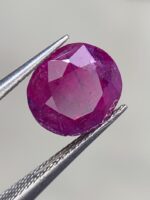 3.05ct Oval Ruby from Afghanistan – Natural Red Gemstone (8x7x5mm) - Image 8