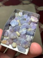Natural 98.20 ct Afghan Hackmanite Rough Lot – Rare Color-Changing Gemstone Parcel - Image 9