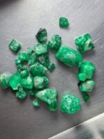 50.45ct Swat Emerald Rough Lot – Deep Green Crystals in 10x8x8 mm Size - Image 9