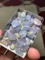Natural 98.20 ct Afghan Hackmanite Rough Lot – Rare Color-Changing Gemstone Parcel - Image 10