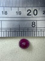 3.05ct Oval Ruby from Afghanistan – Natural Red Gemstone (8x7x5mm) - Image 9