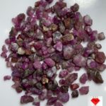 169.15ct Ruby Rough Lot – Natural Uncut Red Gemstones (11x9x6mm Avg.)