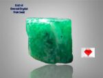 Discover the Magnificence of an 8.60ct Emerald Crystal: 11.34 x 9.40 x 8.53mm of Pure Beauty