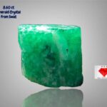Discover the Magnificence of an 8.60ct Emerald Crystal: 11.34 x 9.40 x 8.53mm of Pure Beauty