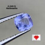 Rare 0.240 ct Hackmanite with Strong Tenebrescent Color Change and Fluorescent from Badakhshan, Afghanistan