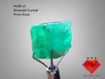 A 14.90-Carat Swat Emerald Crystal — Elegance and Depth in a Compact Form