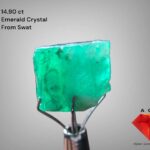 A 14.90-Carat Swat Emerald Crystal — Elegance and Depth in a Compact Form