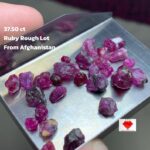 Ruby in the Rough: A 37.50ct Afghan Ruby Lot with Impressive Crystal Size