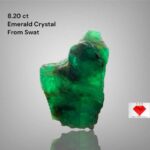 Natural Splendor: 8.20 Carat Emerald Crystal from Swat