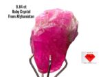 9.84ct Afghan Ruby Crystal – Raw Untreated Gemstone