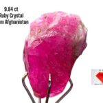 9.84ct Afghan Ruby Crystal – Raw Untreated Gemstone