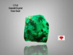 1.71ct Swat Emerald Crystal – Untreated Natural Green Gemstone (7.00 x 6.93 x 4.20 mm)