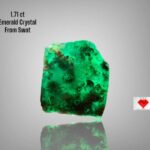 1.71ct Swat Emerald Crystal – Untreated Natural Green Gemstone (7.00 x 6.93 x 4.20 mm)