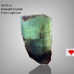 Exquisite 33.70ct Laghman Emerald Crystal – A Gem of Remarkable Dimensions and Rarity