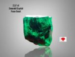 2.57ct Swat Emerald Crystal – A Balanced Beauty from the Mountains of Pakistan