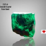 2.57ct Swat Emerald Crystal – A Balanced Beauty from the Mountains of Pakistan