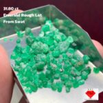 Rough Lot Spotlight: 31.80 ct Swat Emerald Crystal Parcel