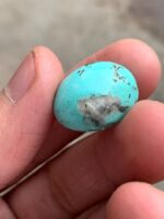 Exquisite 20.75 ct Afghan Turquoise Cabochon – 21.17 × 16.85 × 9.60 mm - Image 4