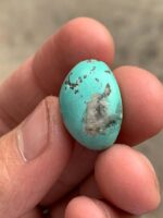 Exquisite 20.75 ct Afghan Turquoise Cabochon – 21.17 × 16.85 × 9.60 mm - Image 9