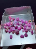 32.65ct Afghan Ruby Rough Lot – Premium Natural Crystals (Avg. Size: 10.38×6.23×5.47 mm) - Image 5