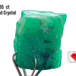 12.85ct Swat Emerald Crystal: Rich Green Natural Beryl