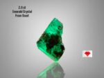 2.11ct Swat Emerald Crystal – Natural Untreated Green Gemstone (6.55 x 8.03 x 6.42 mm)