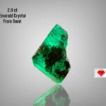 2.11ct Swat Emerald Crystal – Natural Untreated Green Gemstone (6.55 x 8.03 x 6.42 mm)