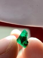 2.11ct Swat Emerald Crystal – Natural Untreated Green Gemstone (6.55 x 8.03 x 6.42 mm) - Image 2