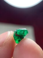 2.11ct Swat Emerald Crystal – Natural Untreated Green Gemstone (6.55 x 8.03 x 6.42 mm) - Image 6