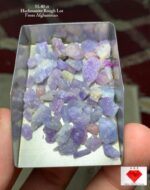 Rare 51.40 ct Afghan Hackmanite Rough Lot – Natural Violet Crystal