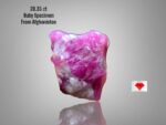 Radiant Majesty: 28.35ct Afghan Ruby Specimen with Striking Presence