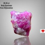 Radiant Majesty: 28.35ct Afghan Ruby Specimen with Striking Presence
