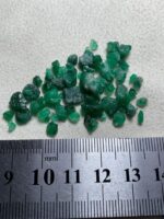 A 27.35 ct Rough Emerald Lot from Swat: 10.25 × 8.57 × 6.35 mm - Image 7
