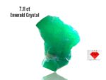 7.11ct Swat Emerald Crystal: Natural Green Beryl in Raw Form