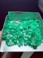 Swat Emerald Rough Lot: Natural Untreated Green Crystals (39.80ct) - Image 3
