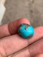 19 ct Afghan Turquoise Cabochon: Bold Yet Graceful in Form - Image 5