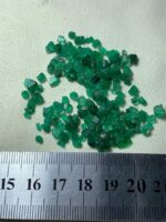 Swat Emerald Rough Lot: Natural Untreated Green Crystals (39.80ct) - Image 9