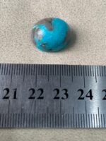 19 ct Afghan Turquoise Cabochon: Bold Yet Graceful in Form - Image 8