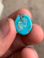19 ct Afghan Turquoise Cabochon: Bold Yet Graceful in Form - Image 9
