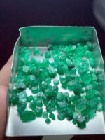 Swat Emerald Rough Lot: Natural Untreated Green Crystals (39.80ct) - Image 11
