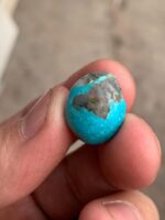 19 ct Afghan Turquoise Cabochon: Bold Yet Graceful in Form - Image 10